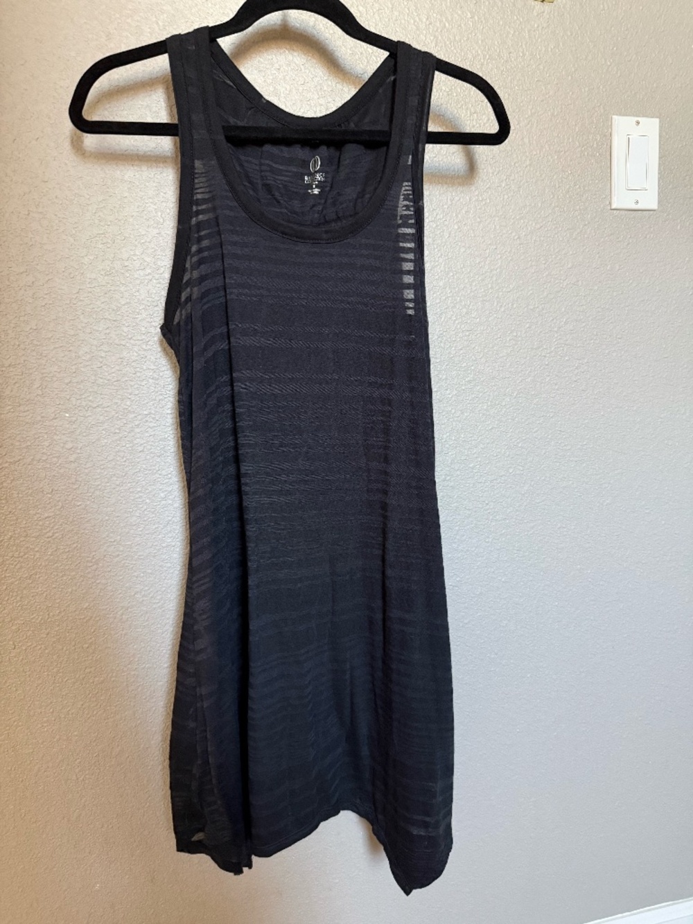 the Balance collection by marika black sheer cotton coverup dress